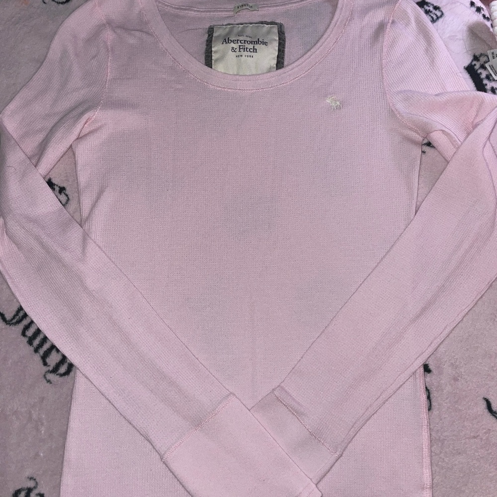Pink Abercrombie & Fitch Thermal Longsleeve